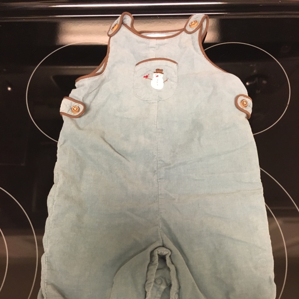 Janie and Jack soft corduroy overalls